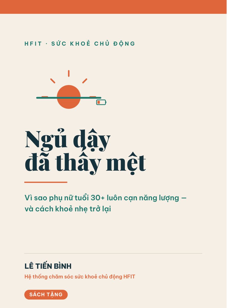 Bìa ebook Ngủ Dậy Đã Thấy Mệt – Lê Tiến Bình