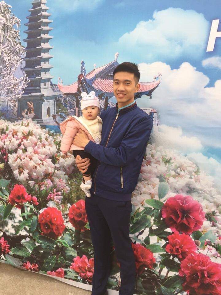 Lê Tiến Bình ngày đầu cùng con gái